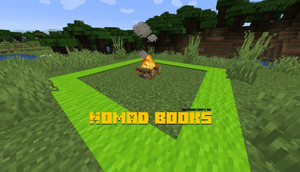 Мод Nomad Books для Minecraft