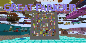 Скачать карту Great Parkour для MineCraft 1.12.2