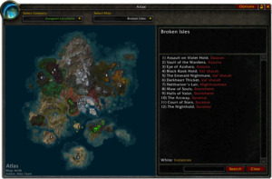 Аддон Atlas Dungeon Locations для WoW Битва за Азерот 8.3.0